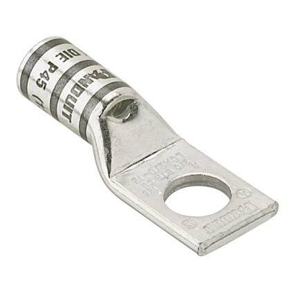 Copper Compression Lug, 1 Hole, #4 - #3 