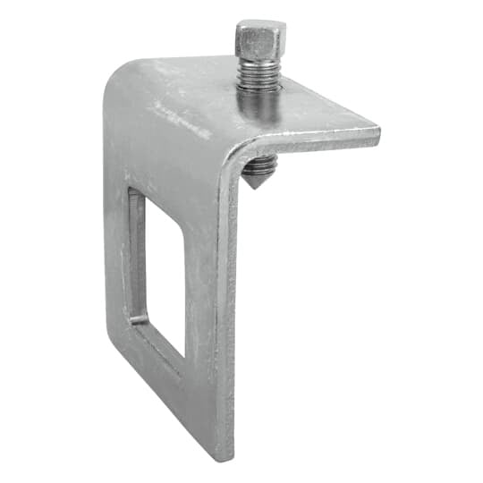 Clamp, Channel to Beam, Clamp Size 3-1/2 Inches x 3-1/2 Inches, Channel Size 1-11/16 Inches x 1-11/16 Inches, Electro-Galvanized Steel, For use with Channel Series B-900, B-905, and B-995