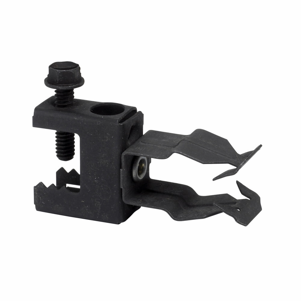 Eaton B-Line series conduit support fasteners, Beams, 1" Height, 1" Length, 1" Width, 0.085lbs, Conduit size: 0.75" EMT, 0.5" IMC, Rigid, Conduit to beam fasteners, .5" Max mount size, 25 lbs load capacity