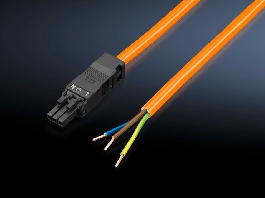 SZ Connection cable, for power supply, 3-pole, 100-240 V, L: 3000 mm, UL