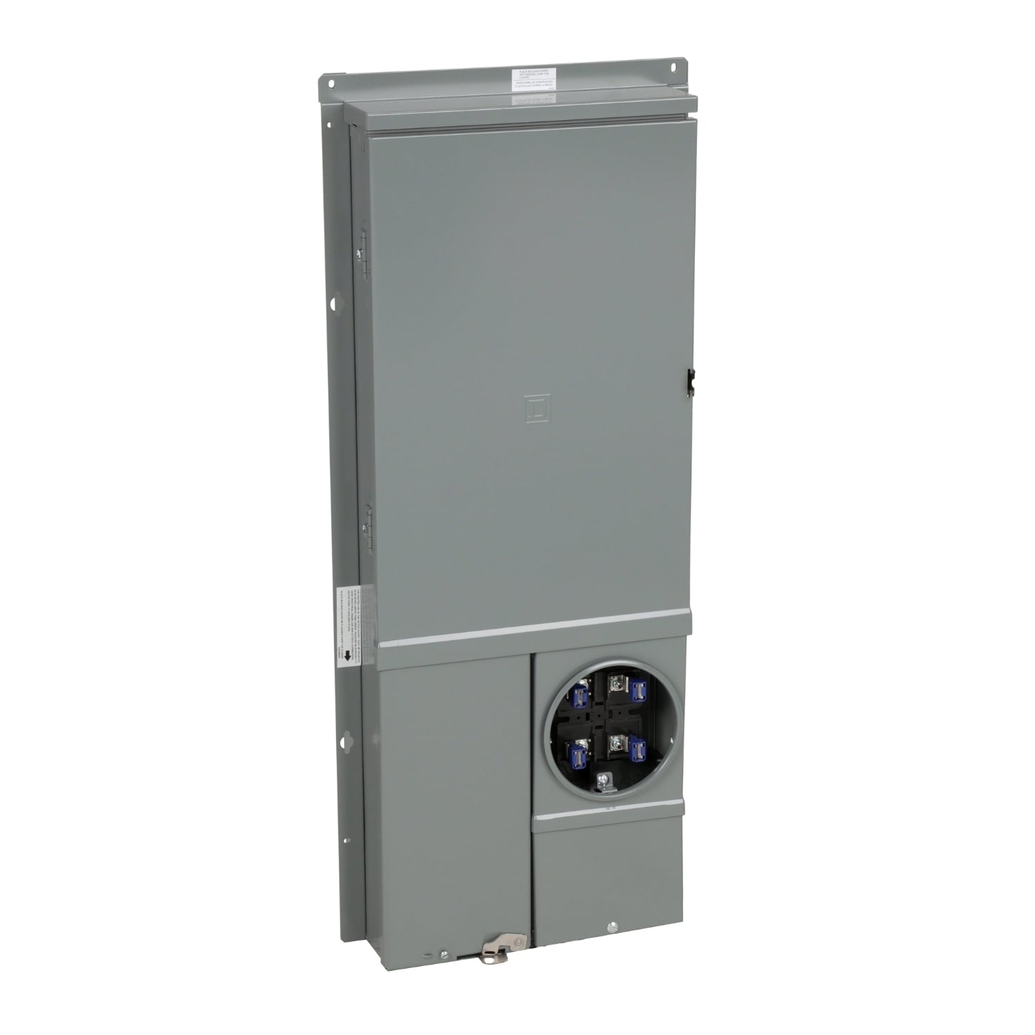 SC2040M200PF Homeline All-in-one Meter Socket, CSED, 200 Amp, Ringed, No Bypass, OH, UG, 20 Spaces, 40 Circuits, 10kA SSCR, Solar-ready