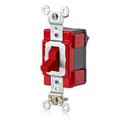 M1221-R Lev-Lok Large Toggle Switch, 120/277 V AC, 20 A, 800 W, 1000 VA Power Rating