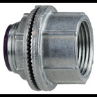 Watertight Hub, 1 in. Size, Zinc Alloy material, Threaded connection, Die Cast construction