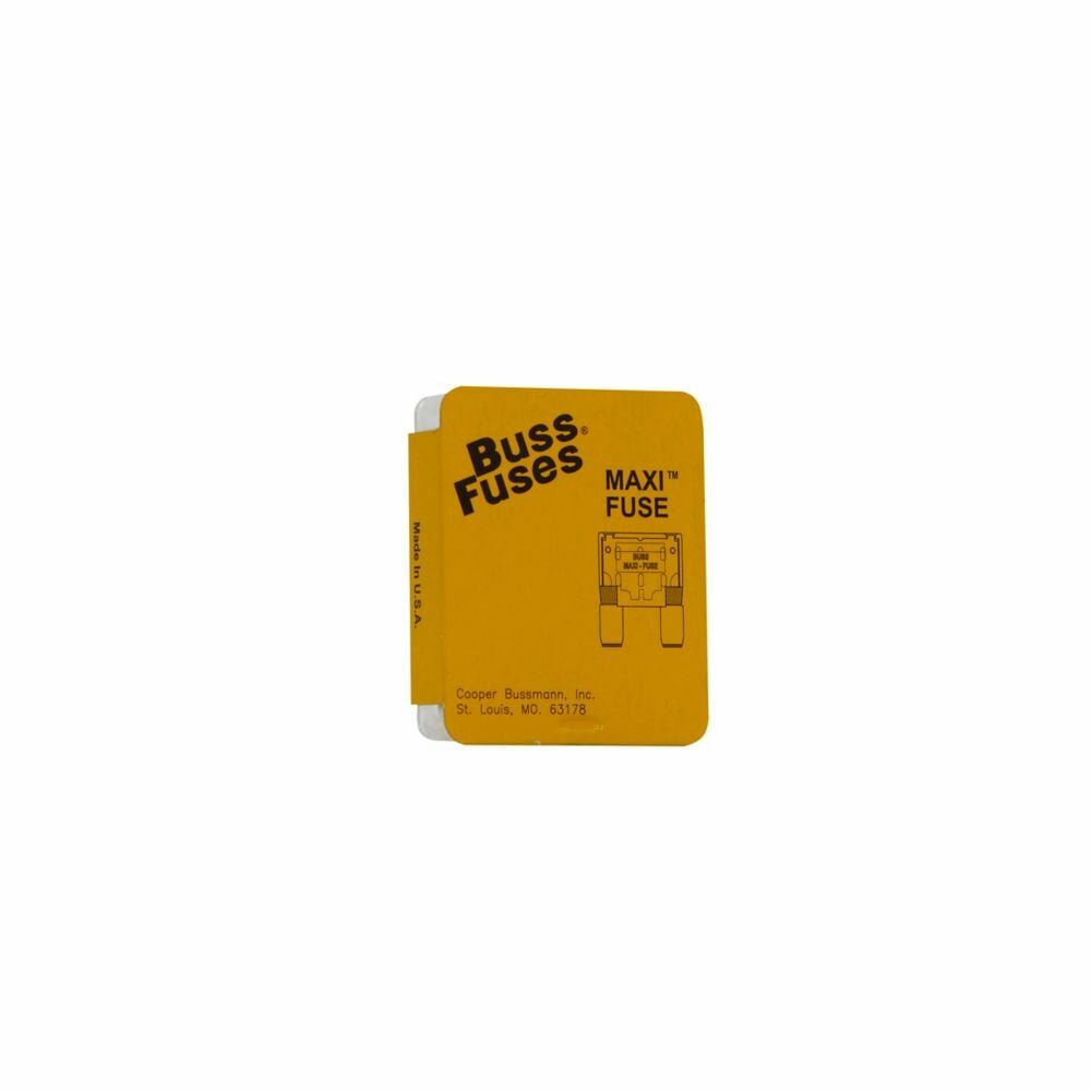 Eaton Bussmann series MAX MAXI fuse, Neutral, 32 Vdc, 80A, Non Indicating, MAXI fuse, Thermoplastic