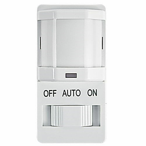 The SLD ON/OFF BTN 150 DEG WH INCD-FLUR CTRL The IOS-DSIF Series Occupancy/Vacancy Sensors are designed to automatically turn ON/OFF according to change in infrared energy. These sensors are simple to install as many do not require a neutral wire. There are models to control both electronic and magn