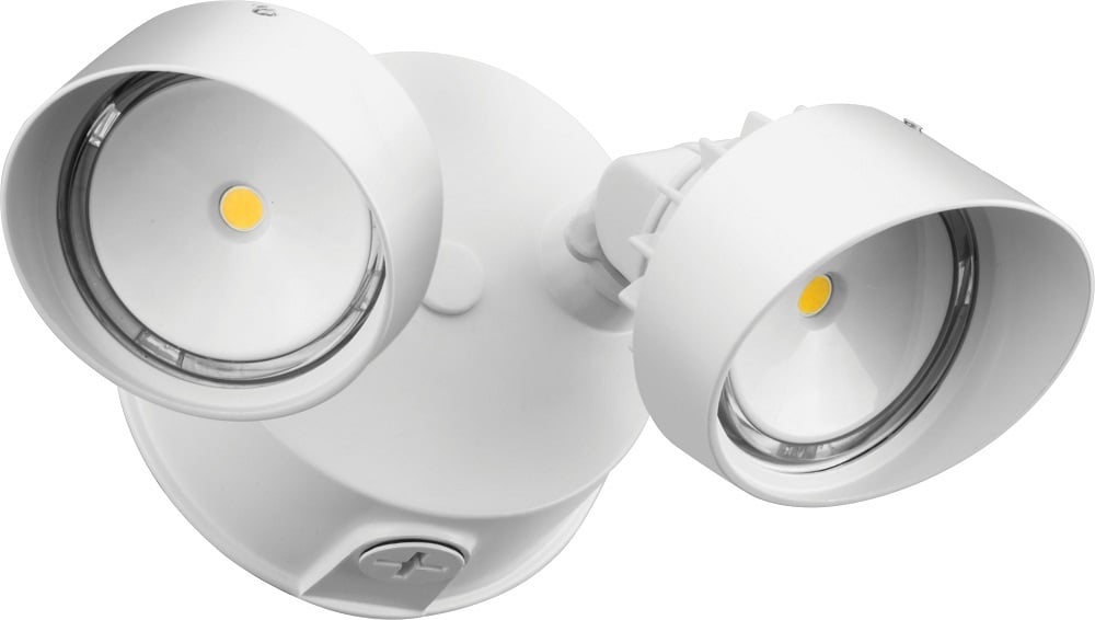 LED motion security floodlight, 40K color temperature, 120V, White, SKU - 232VW9