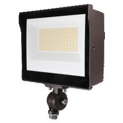 OBSAS060UNHD8SC2BZP Floodlight 1A, 35 watts,120 277V, 0 10V dimmable, 80 CRI, Selectable CCT 3000K, 4000K, 5000K, Wide flood distribution, bronze painted finish