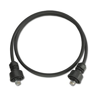 DuraPort Industrial Patch Cord, industrial plug-to-industrial plug, 20 foot length, Cat 6, black.
