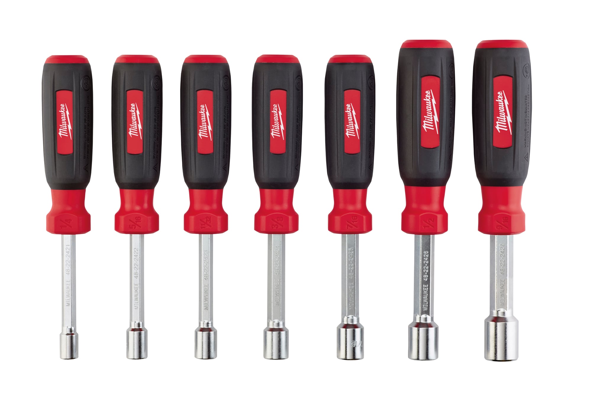 7 pc. Hollow Shaft SAE Nut Driver Set
