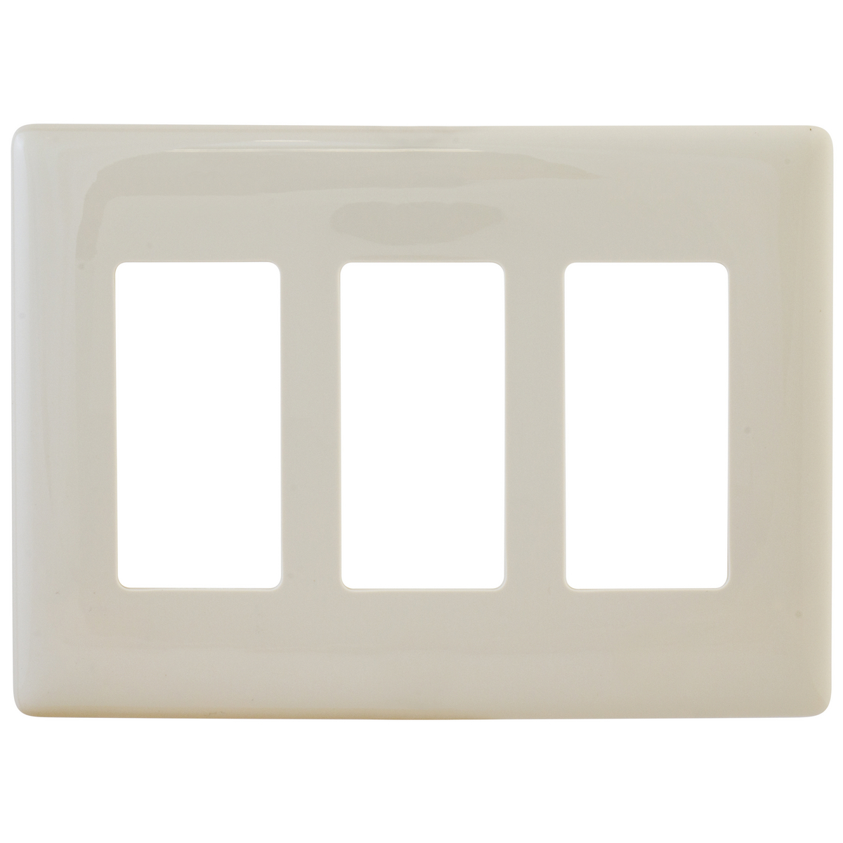 WALLPLATE 3G DEC SNAP-ON, LT ALM