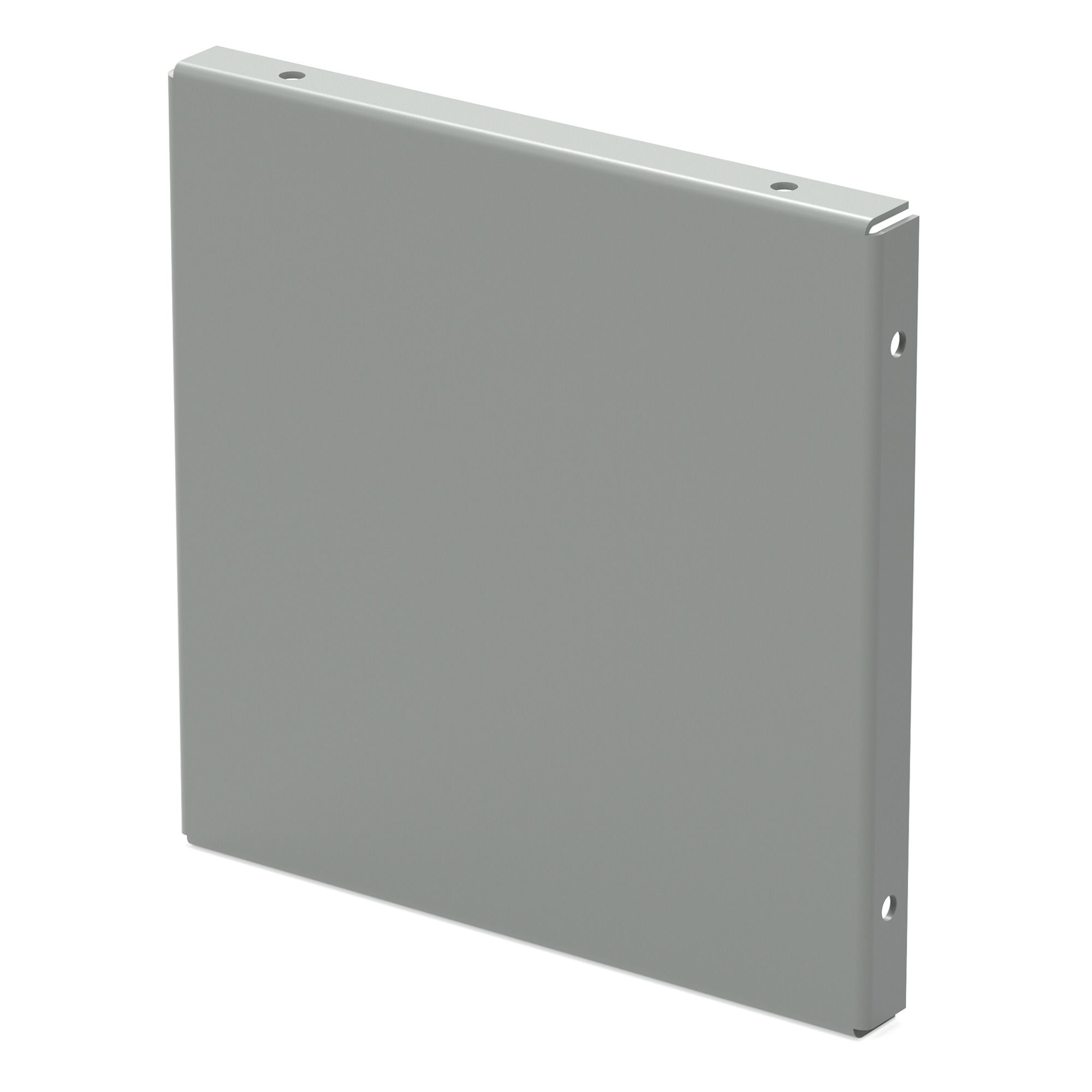 Closure Plate LayIn Wireway without knockouts, 3.00x3.00, Gray, Mild Steel