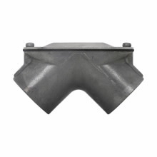 Eaton Crouse-Hinds series pull elbow, Rigid/IMC, Gender end 1: female, Gender end 2: female, Zinc die cast, 90, 1-1/4", Rigid to rigid (female to female)