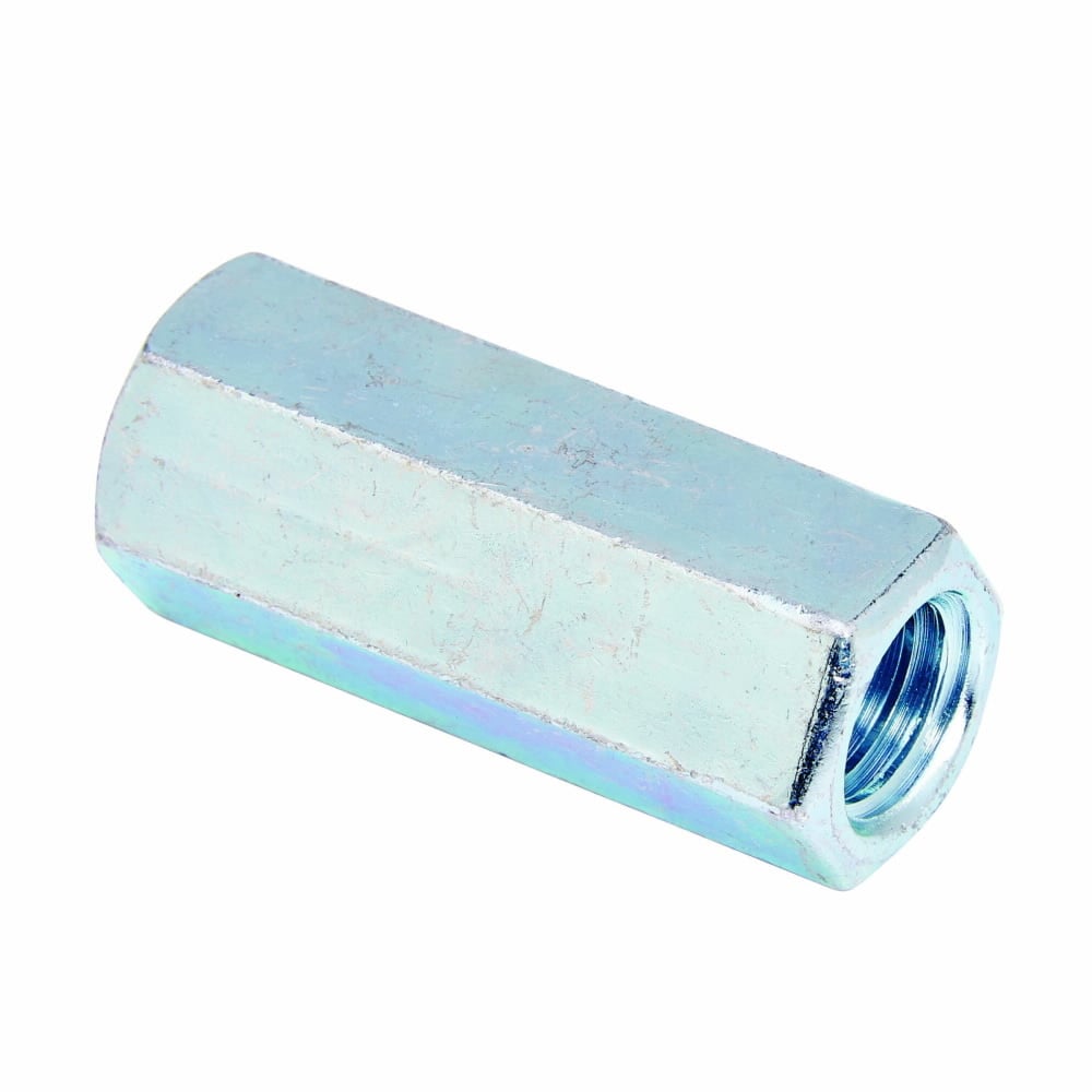 Eaton B-Line series rod coupling, 0.6250" H x 1.25" D, Steel, 2160 Lbs load, 5/8"-11 thread/rod size, Steel rod copling