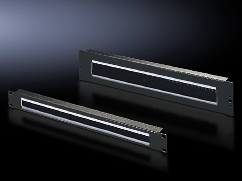 19" CABLE ENTRY 1U RAL9005