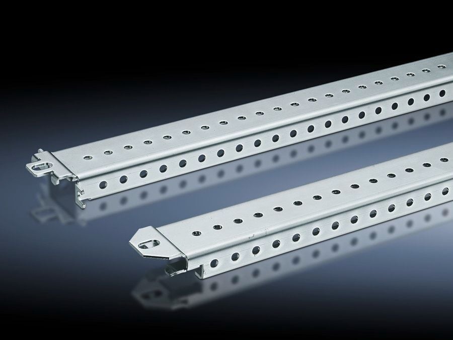TS Punched rail 18 x 38 mm, for W/D: 600 mm