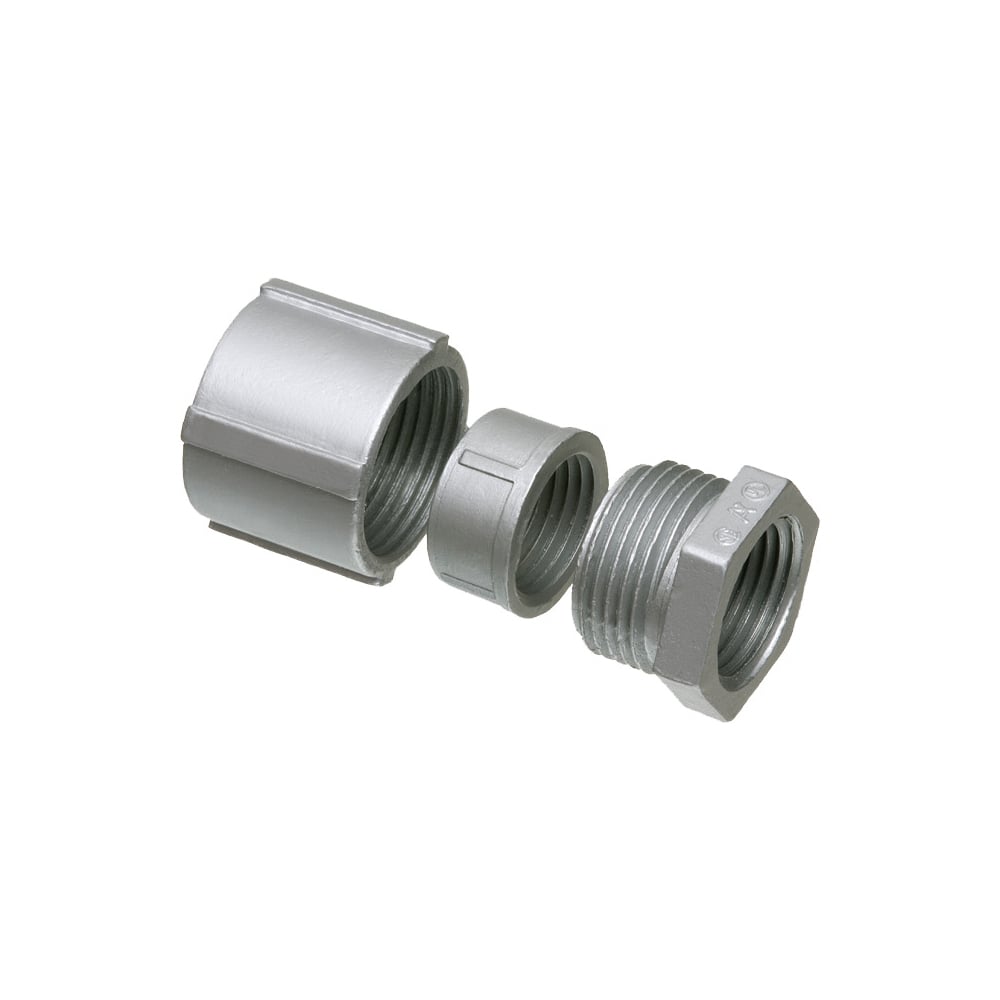 4" three piece coupling for rigid and IMC, Zinc die-cast, Trade Name - Erickson Coupling.