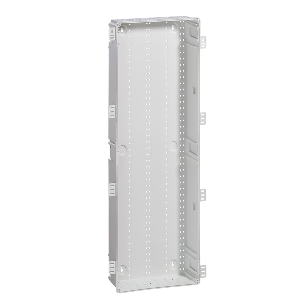 49605-42E Wireless Structured Media Enclosure, For Use With Connected Home Patch Panels, Voice, Data, Video and Audio Distribution Modules, Surface Mount, Plastic