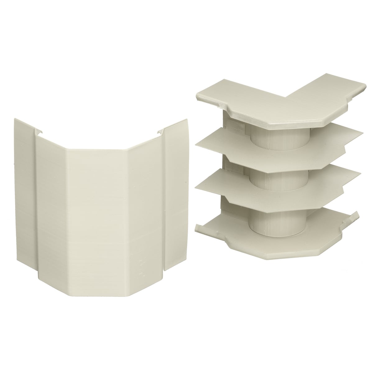 Metal Raceway HBL6750 Series, Left/Right External Elbow, Divided