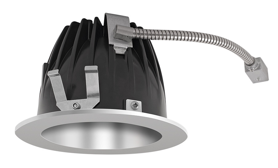 LED Trim Mod6 Inch Rnd 80Deg 3, 5000k, 80CRI Spec Cone, Silver Ring