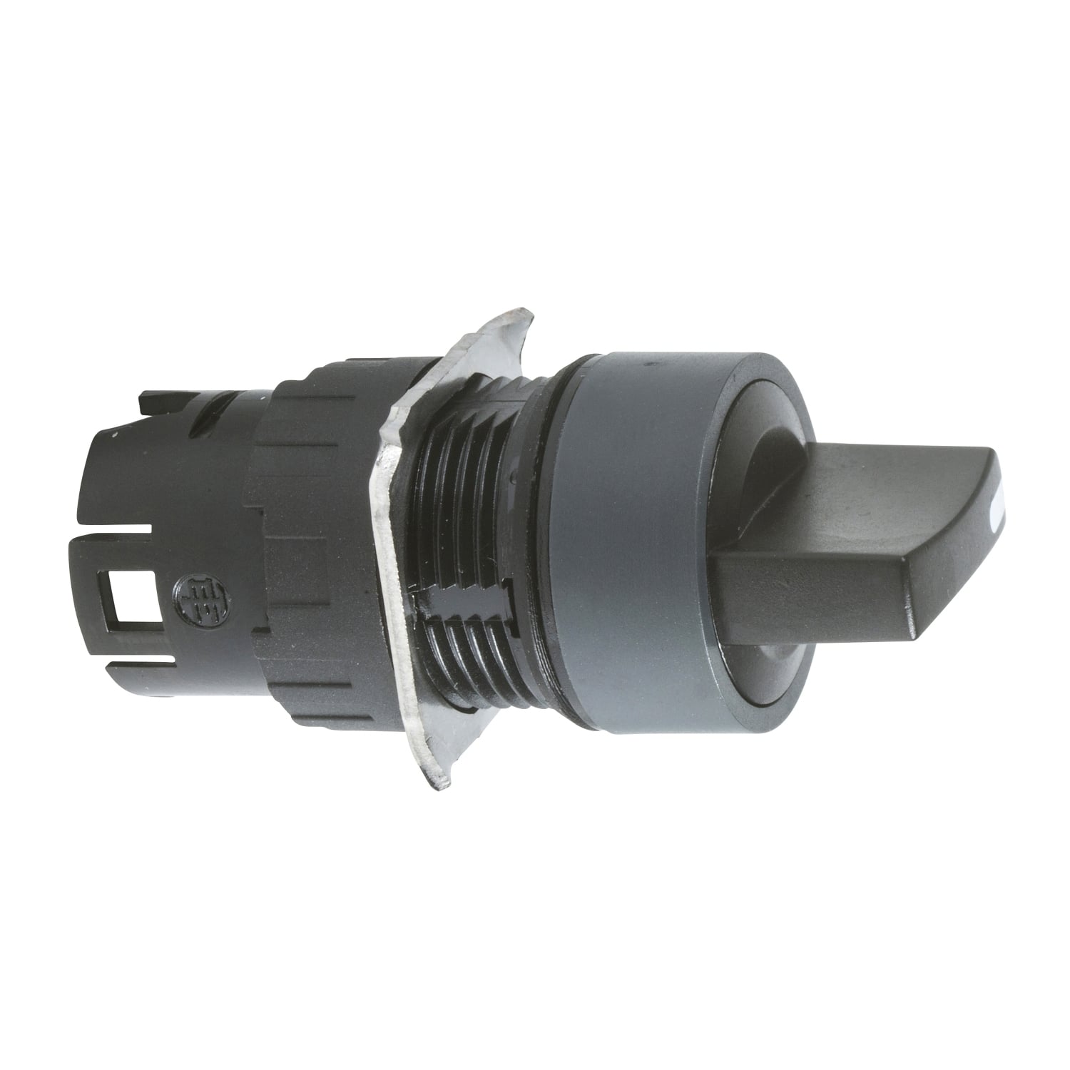 Head for selector switch, Harmony XB6, black 16mm 2 positions 90degrees stay put