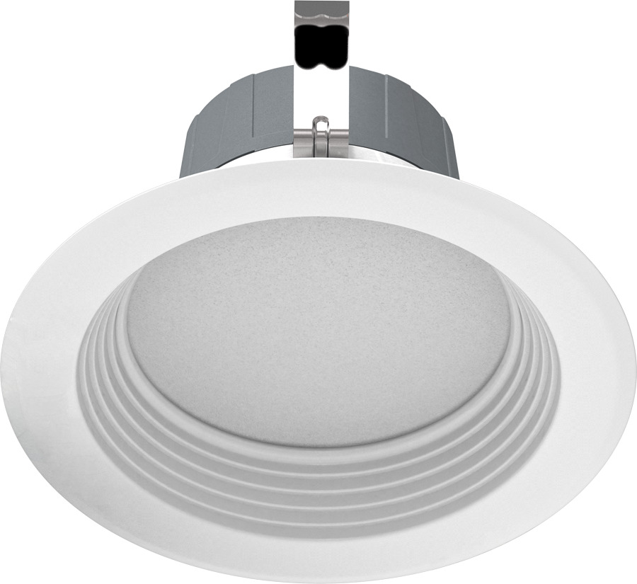 Down LightRes 4 Inch Round 8W,800Lm, Base E26, 80CRI, 3000k, 120V Baffle