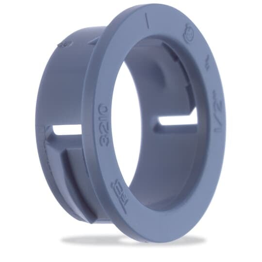 One Piece Non Metallic Knockout Bushing, Thermoplastic, Knockout Size 1.109 for Use with Rigid/IMC Conduit