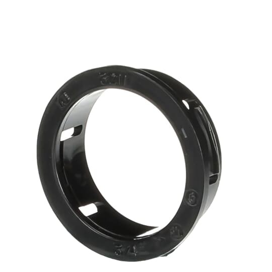 One Piece Non Metallic Knockout Bushing, Thermoplastic, Knockout