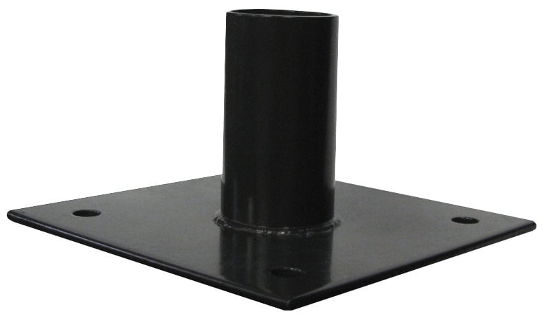 Poles Bracket Ground Surface Mount 2 3/8 Inches Tenon For Slipfitters