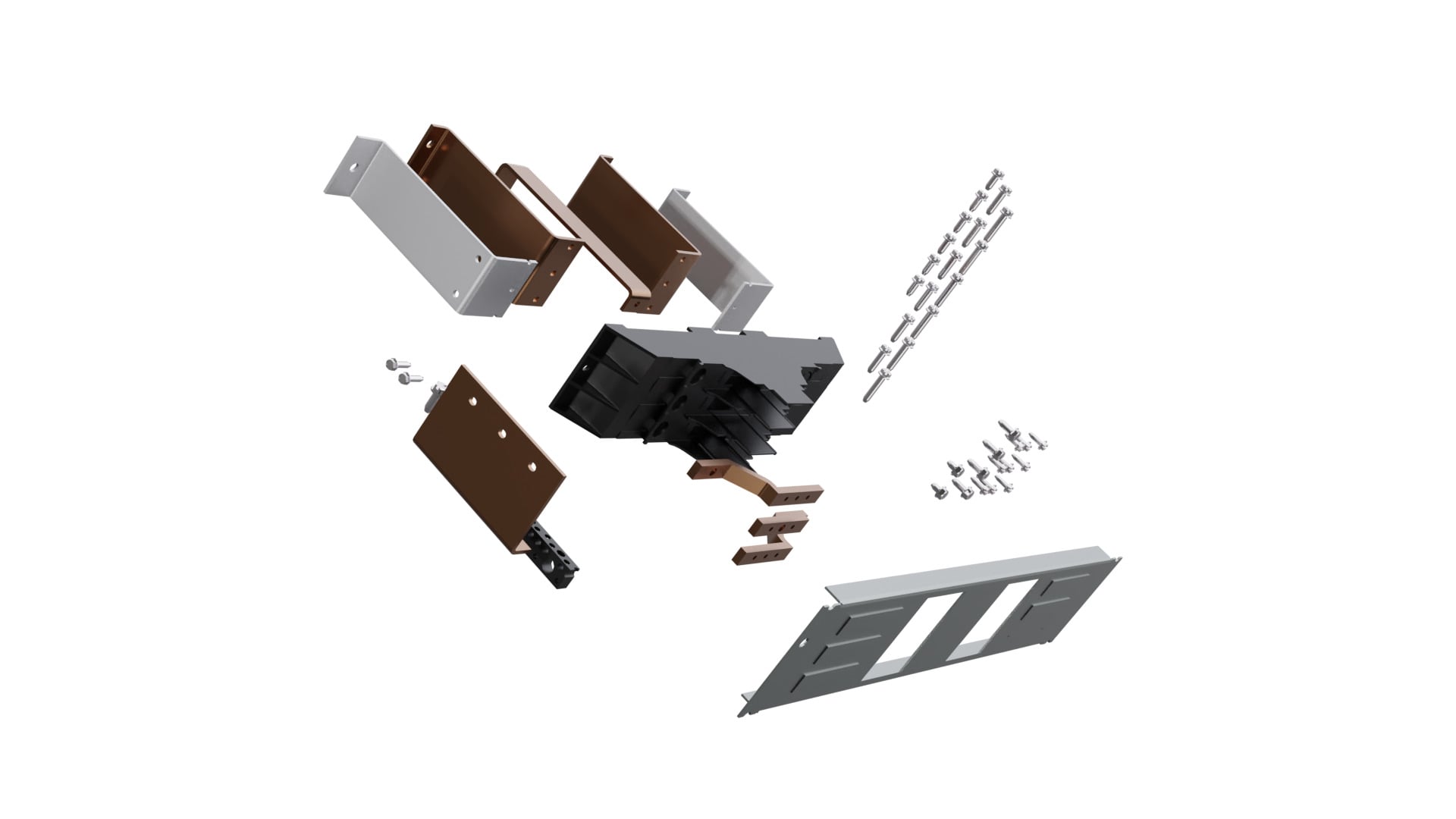  LOW VOLTAGE DISTRIBUTION PANEL AND SWITCHBOARD KIT. COMPLETE COPPER STRAP KIT FOR 3VA41 AND xGB FRAME CIRCUIT BREAKERS. SUITABLE FOR TWIN MOUNT IN P5 POWER PANELS AND SWITCHBOARDS