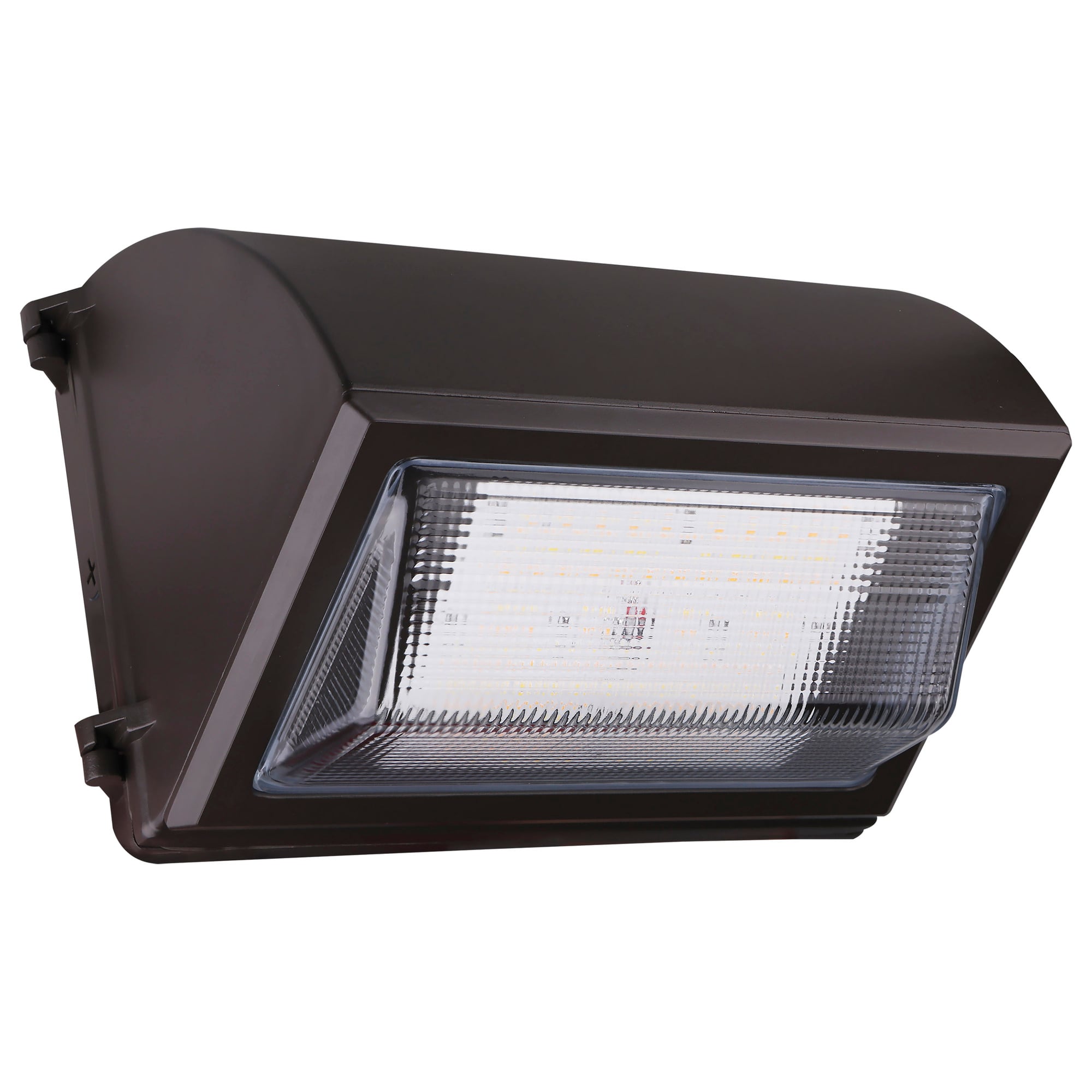 Emergency LED Cutoff Wall Pack - CCT Select 3K/4K/5K - Wattage Adjust - Bypass Photocell - 120-277V