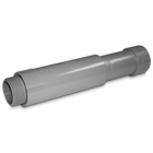 Male Terminal Adapter End Expansion Fitting, Size 3-1/2 Inches, Material PVC, Color Gray, For use with Schedule 40 and 80