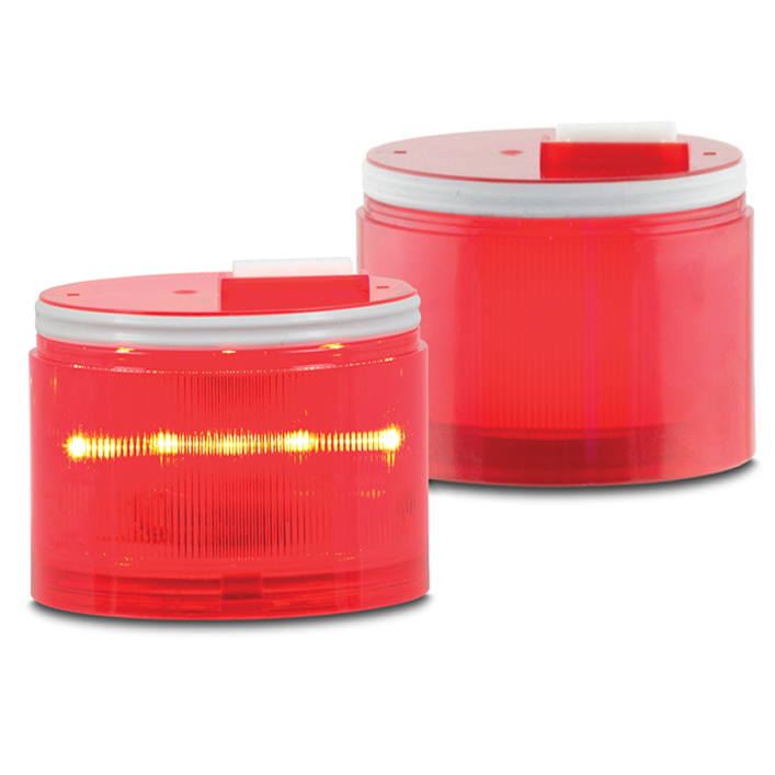 Radiant Steady Light Module, Fresnel Lens, Amber - Modular design allows up to 7 light modules, 6 light modules plus 1 sound module (1 channel) or 5 light modules plus 1 sound module (2 channels). Steady light effect with 6 LEDs. Five lamp/lens colors: Amber, Blue, Clear, Green and Red. Two lens types: Fresnel and Opaque. Compatible with 12-24VAC/DC or 120-240VAC (Voltage dependent on selected wiring module). Indoor/Outdoor use. PLC compatible. Type 4X, IP65 enclosure when installed with both gaskets included with each module. IP69K compliant when installed with both gaskets included with each module. UL and Cul Listed, CE Certified.