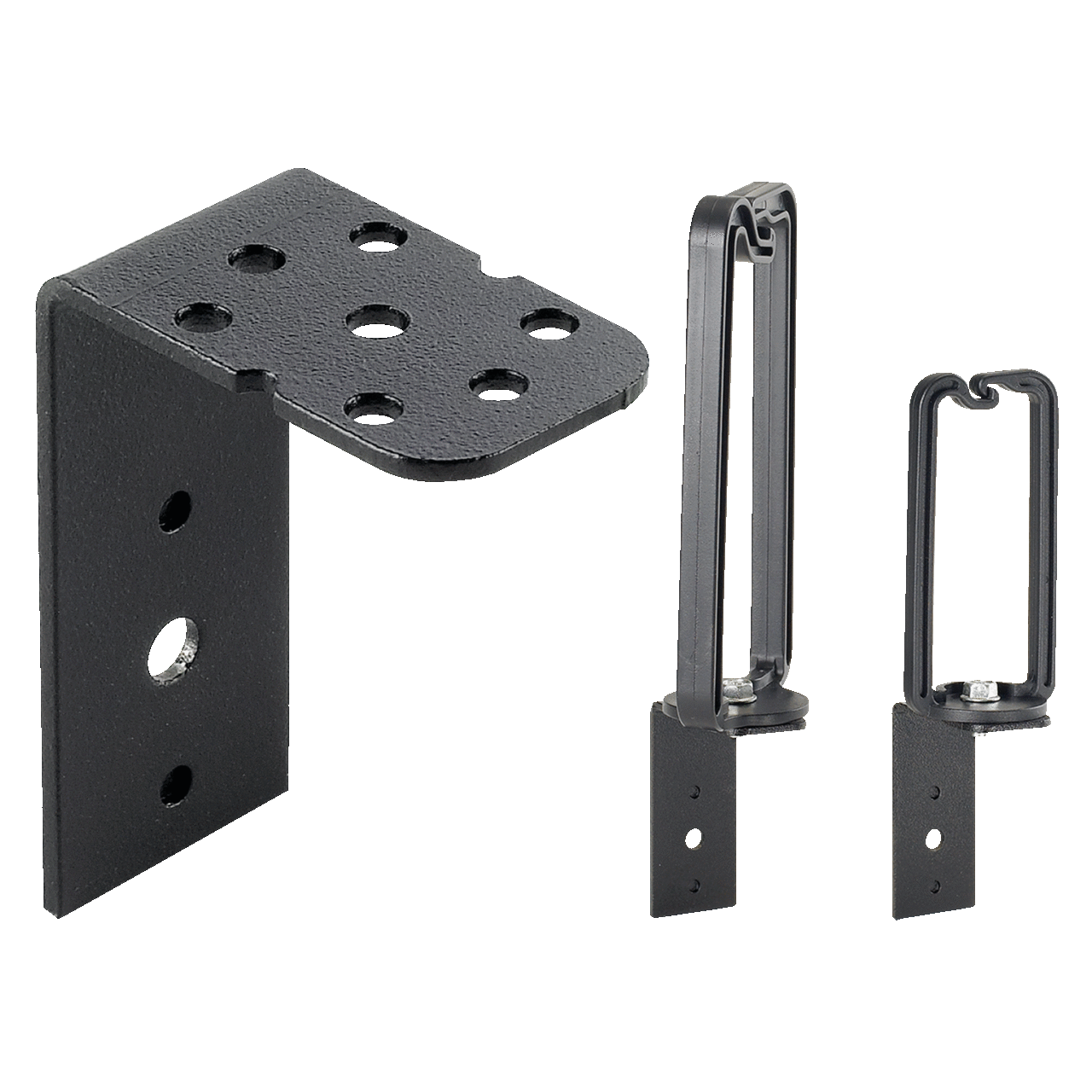 Universal D-Ring Bracket, Black, Steel