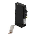 Mini circuit breaker, QO, 15A, 1 pole, 120/240VAC, 10kA, combo arc fault, pigtail, plug in mount