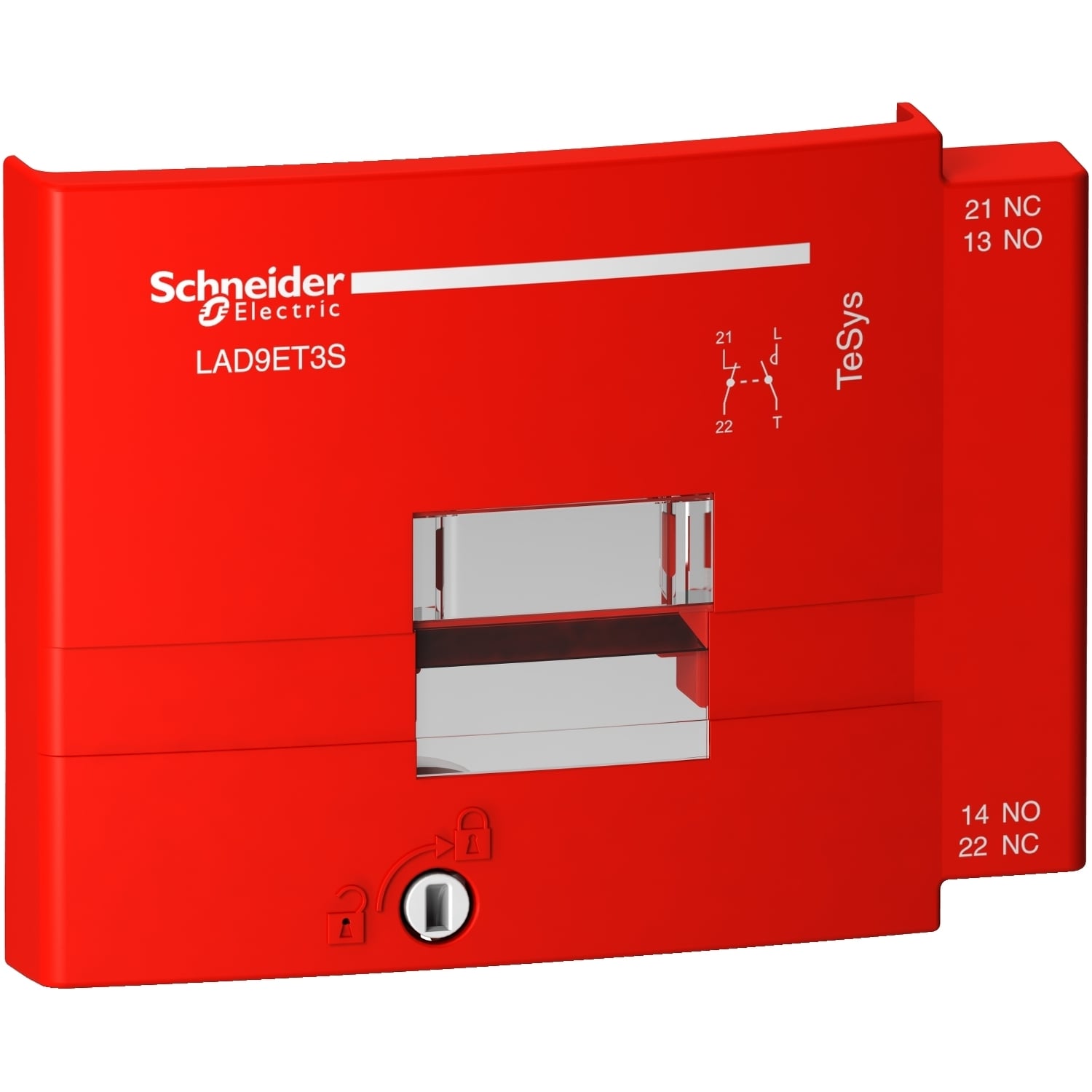 Safety red protective cover for TeSys Deca contactor, LC1D80?95