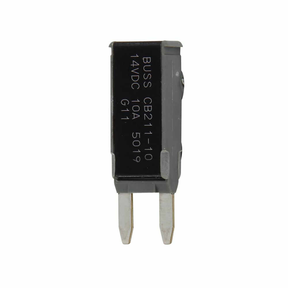 Circuit Breaker, Automotive, type I footprint, 30A, 14 Vdc, Grey UL-Rated 94V-0 thermoplastic housing with gold metal cover (type I) or silver metal cover (type II)