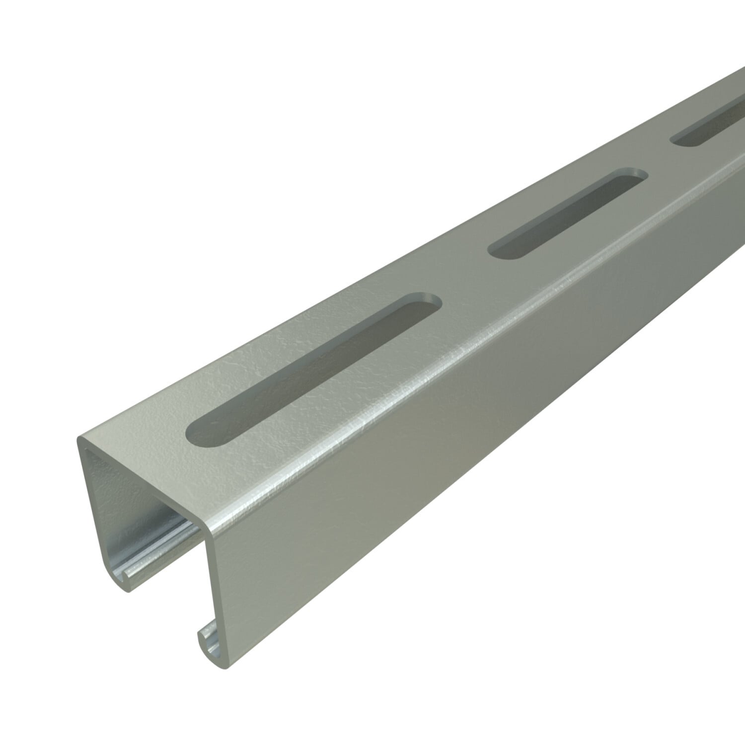 UNISTRUT CHANNEL, 12ga, 1-5/8"x 1-5/8", SL-SLOTS, HG