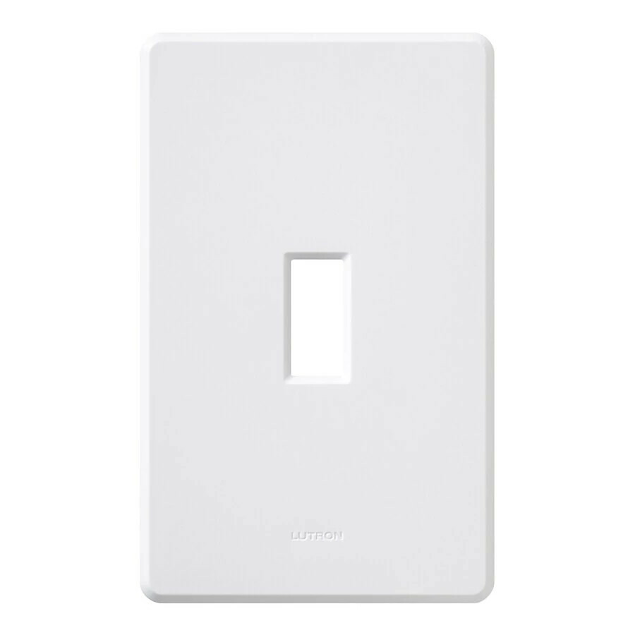 Fassada, Gloss, Single-gang wallplate in white