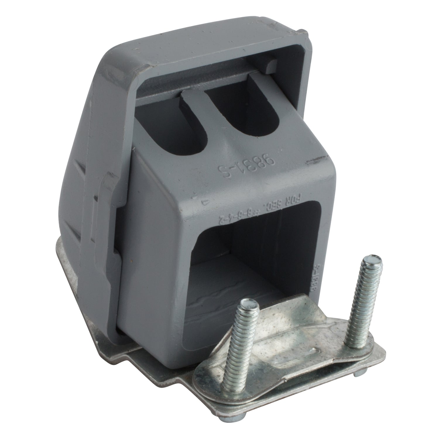 1 Inch.  PVC service entrance head   Conductor range 2 #8 thru 3 #1.