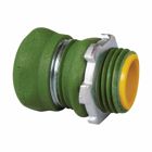 Eaton Crouse-Hinds series EMT compression connector, White, EMT, Straight, Insulated, Steel, Threadless, 2-1/2"