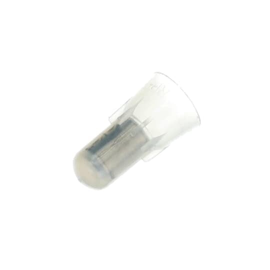 Nylon Insulated Crimp-On Wire Joint, Length 1.00 Inches, Width .53 Inches, Wire Range 3#14 - 4#12, Color White, 1,000 Pack