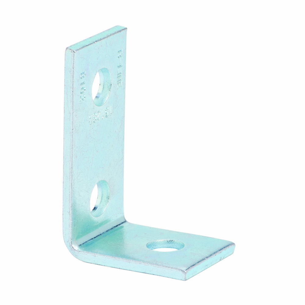 Eaton B-Line series corner angle, 2.25" H x 3.5" L x 1.62" W, Steel, Stainless steel type 304