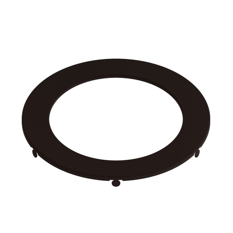 Recessed Downlights Wfrl Trim For Edge-Lit Wafer 6 Inches Round Bronze Smooth