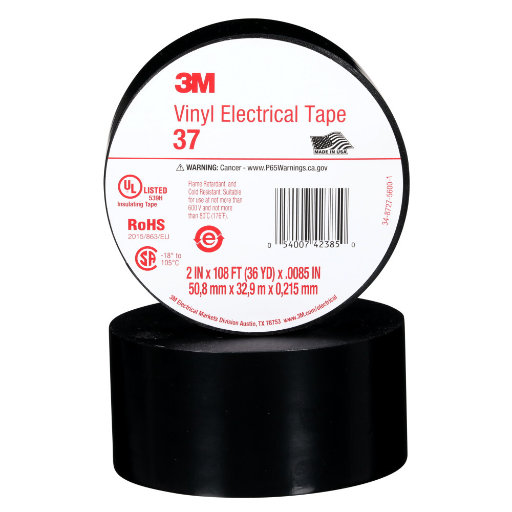3M Specification-Grade Vinyl Electrical Tape 37