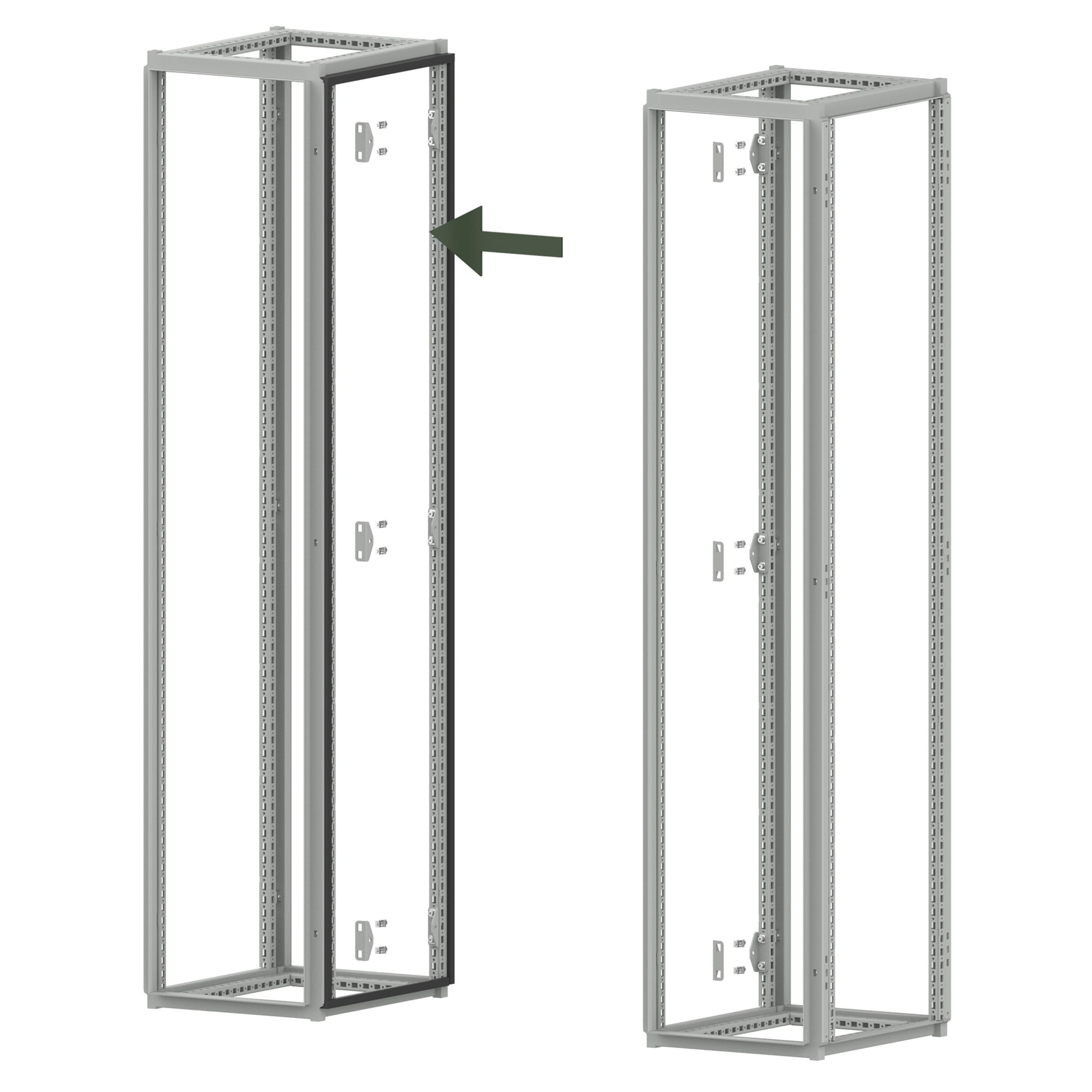 ProLine G2 Frame Joining Kit, G2 Side to G2 Side, Black, Rubber