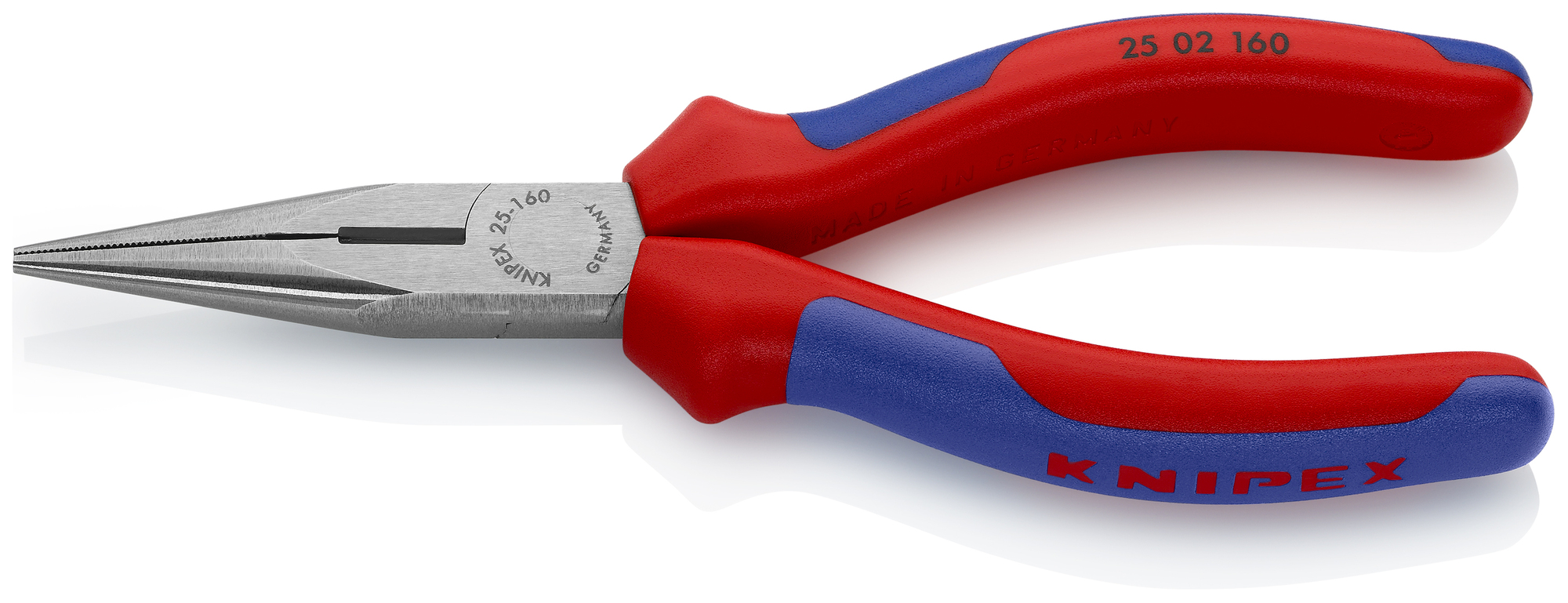 Long Nose Pliers with Cutter, 6 1/4 in., Multi-Component, Bulk