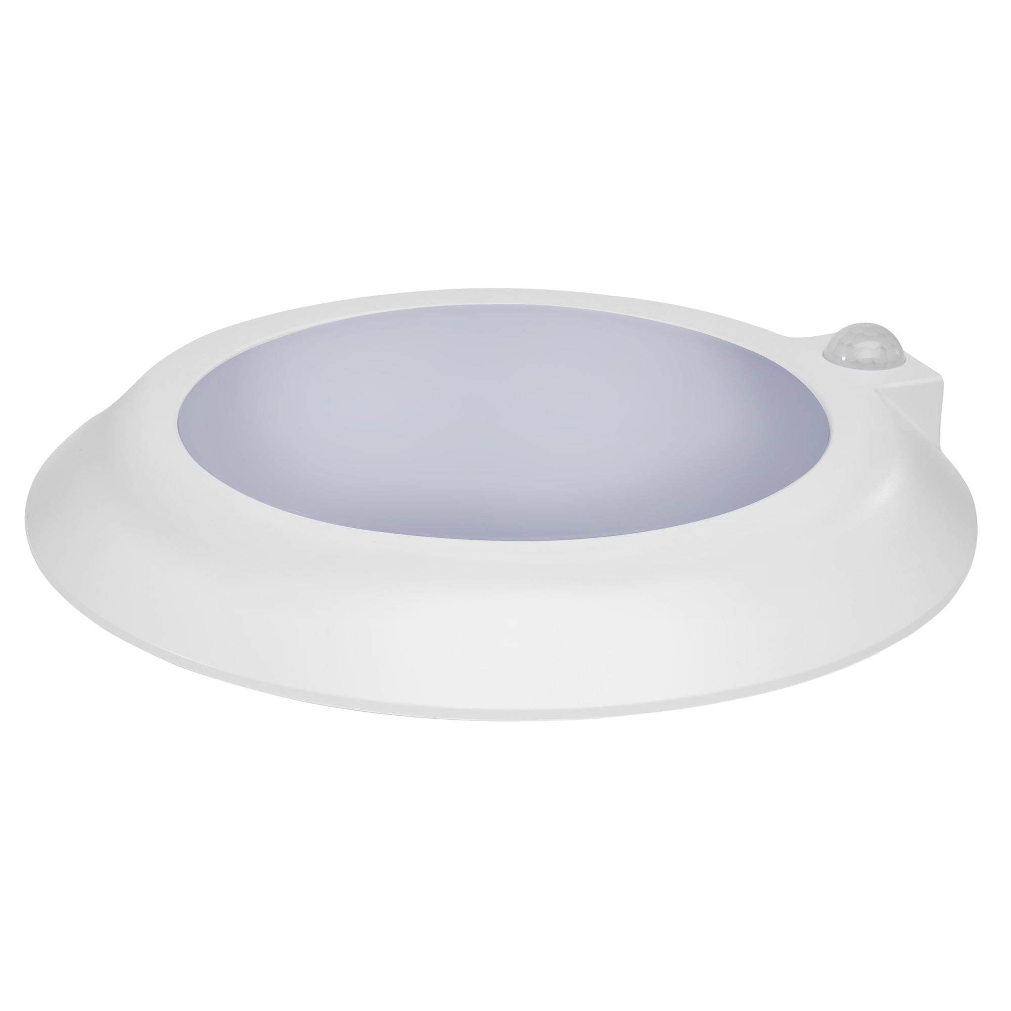 10-Inch LED Disk Light - Fixture with Occupancy Sensor - White Finish - CCT Selectable