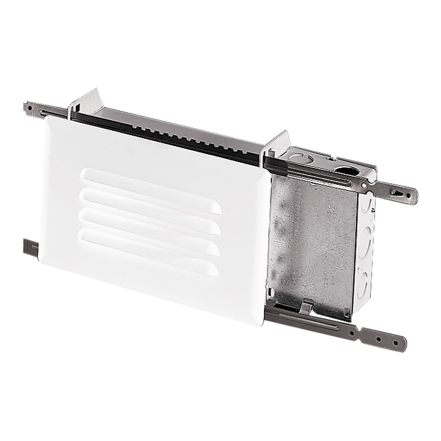 Step Light, IC, Incandescent, with Louver Face Plate, Junction Box & Bar Hangers