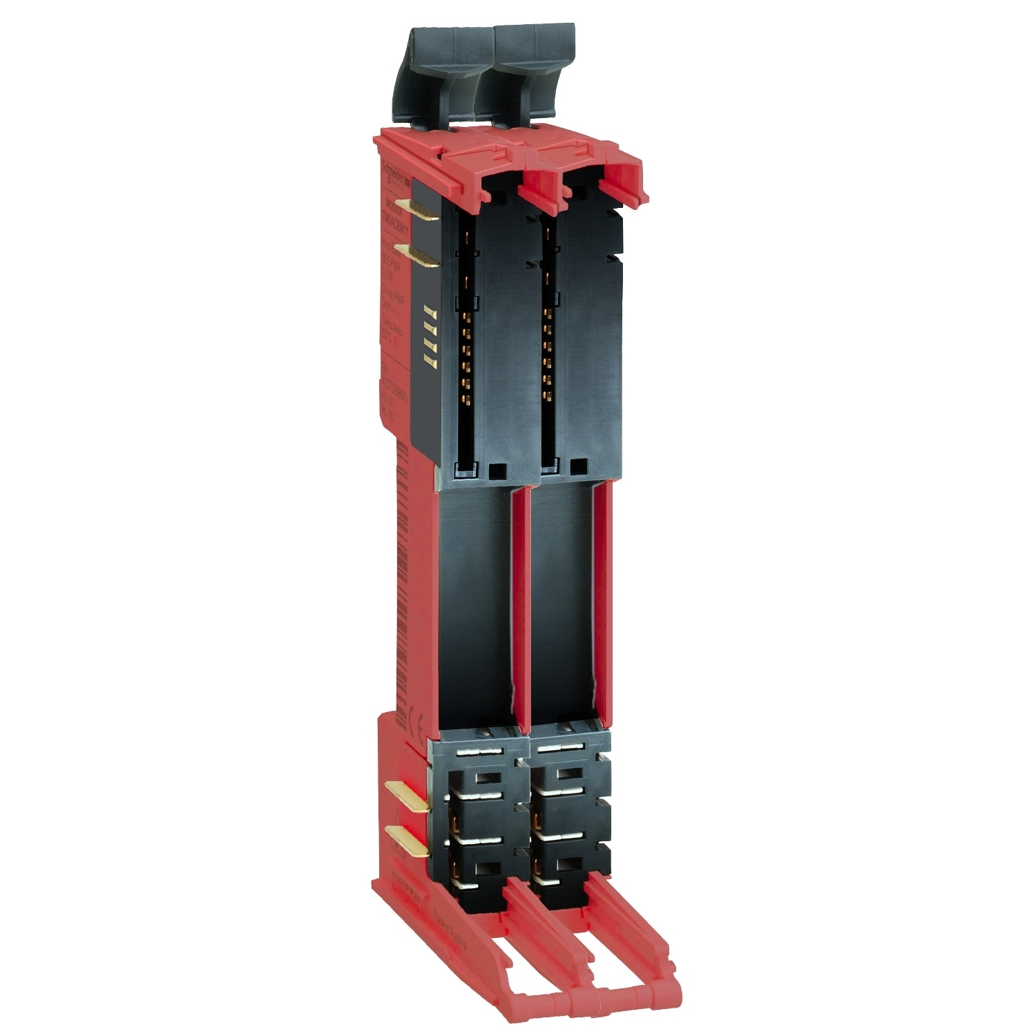Modicon TM5, Safety coded bus base, 24 V DC, internal I/O, red, quantity 1