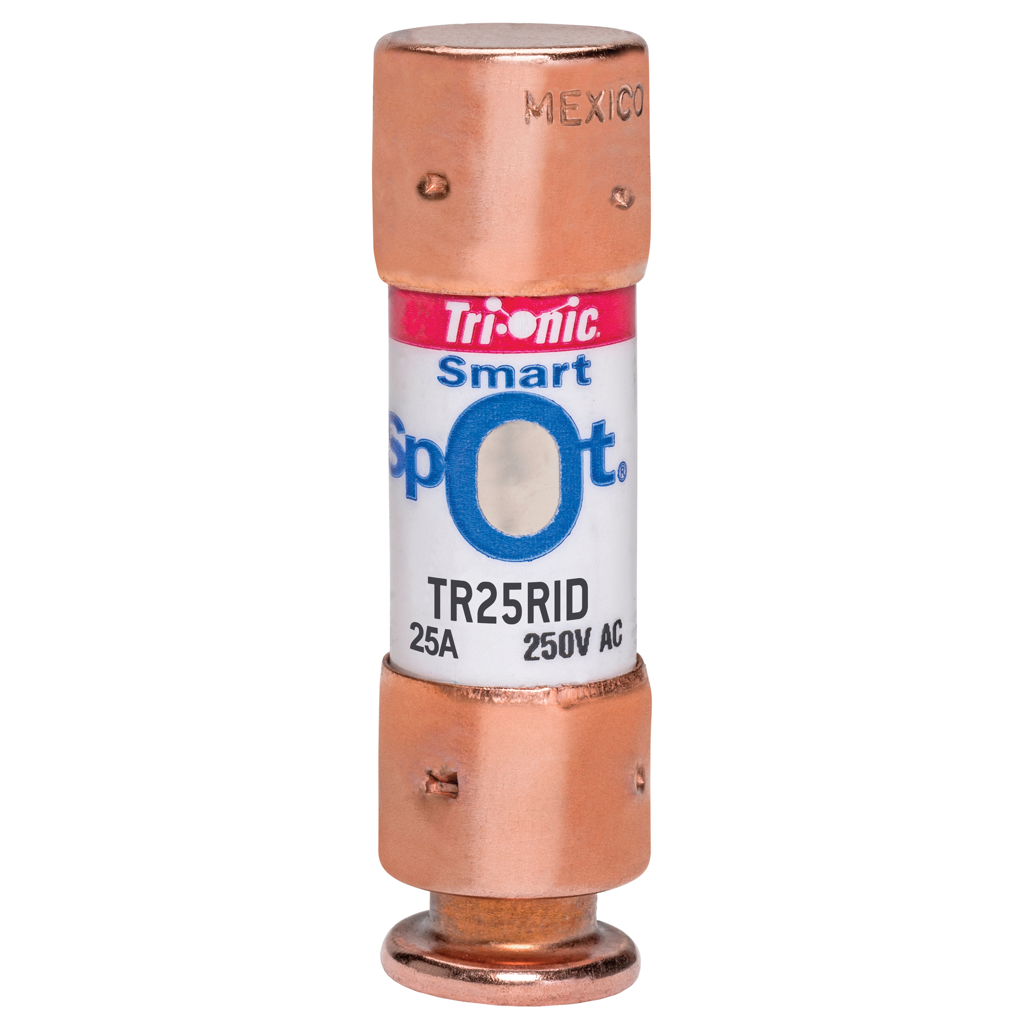 Fuse TR-R - Class RK5 - Time-Delay 250VAC 160VDC 25A Ferrule SmartSpot